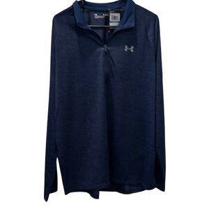 Under Armour Quarter Zip - new XL - blue - polyester- lightweight